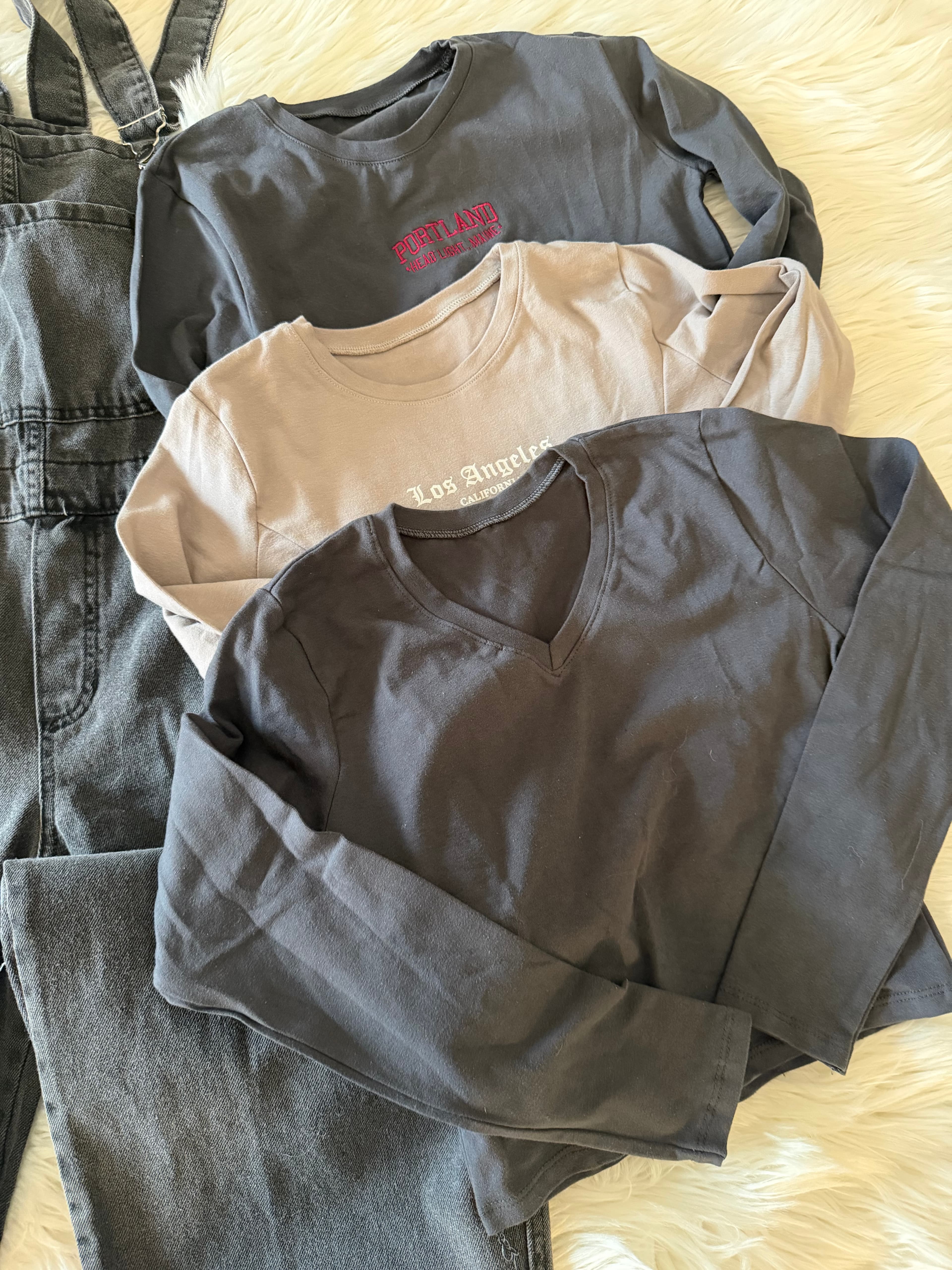 Remeras escote en V